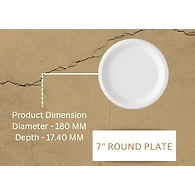 7" ROUND PLATE