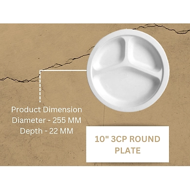 10&quot; 3CP ROUND PLATE-12158454
