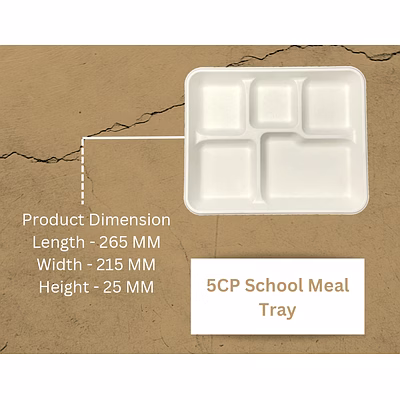 5cp school meal tray