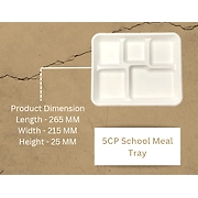 5CP SCHOOL MEAL TRAY