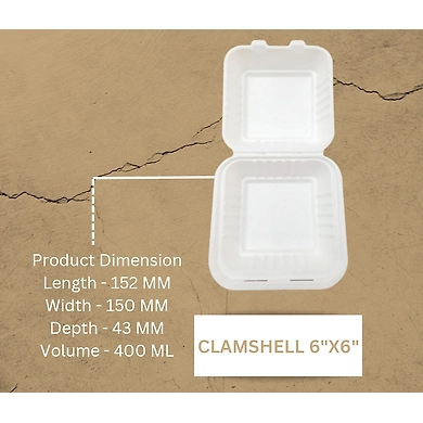 CLAMSHELL 6&quot;X6&quot;-12158498