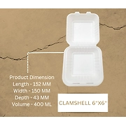 CLAMSHELL 6"X6"