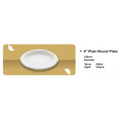 9&quot; PLAIN ROUND PLATE-12159476