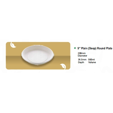 9&quot; PLAIN (DEEP) ROUND PLATE-12159480