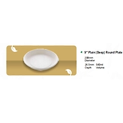 9" PLAIN (DEEP) ROUND PLATE