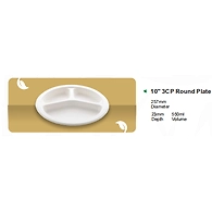 10" 3 CP ROUND PLATE