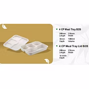 4 CP MEAL TRAY