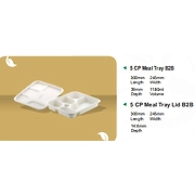 5 CP MEAL TRAY B2B