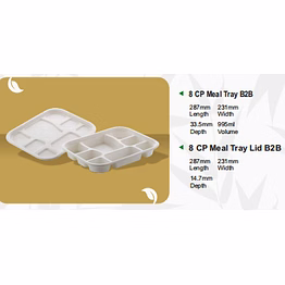 8 cp meal tray b2b