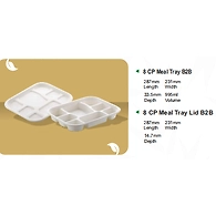 8 CP MEAL TRAY B2B