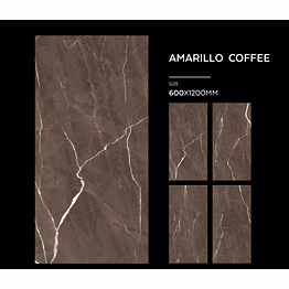 amarillo coffee glossy tiles series