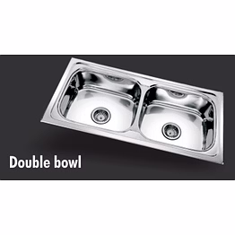double bowl kitchen sink