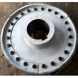 chain bucket elevator drive rim assembly