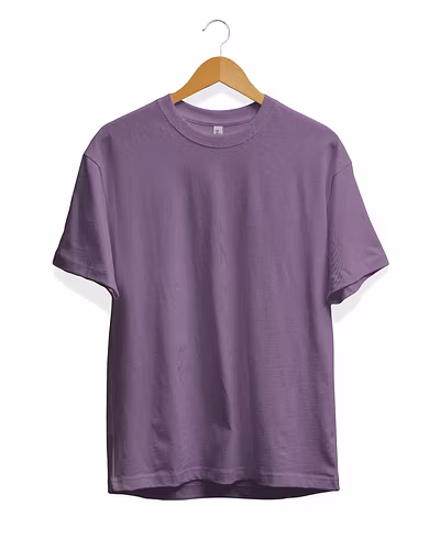 Violet Mist Short Sleeve Crew Neck-KL006505-1