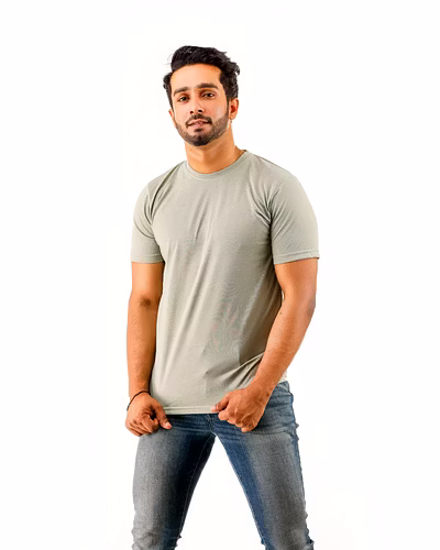 Mountain Mist Short Sleeve Crew Neck-KL007402-1