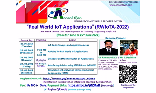 Real world IoT Applications (RWIoTA-2022)