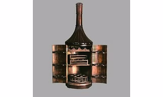 Bottle Shape Wine Cabinet