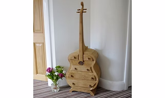 Guitar Shape Cabinet