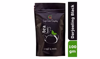 Camellia Twigs Tippy Muscatel Summer Flush Darjeeling Loose Leaf Black Tea with No Preservatives and Low Caffeine