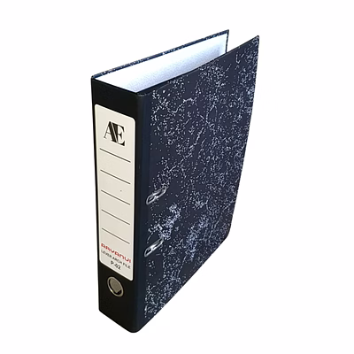 prime lever arch file with lock , with laminated cover