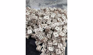 Bone dice double eye for gaming