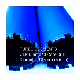 c e p diamond core drill 5inch (127mm / 132mm) laser welded