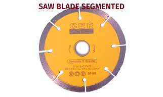 C E P Circular Diamond Saw Blade 100mm - Diamond segmented