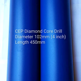 c e p diamond core drill 4inch (102mm) laser welded