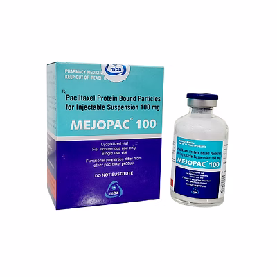 paclitaxel protein bound particles 100 mg injection