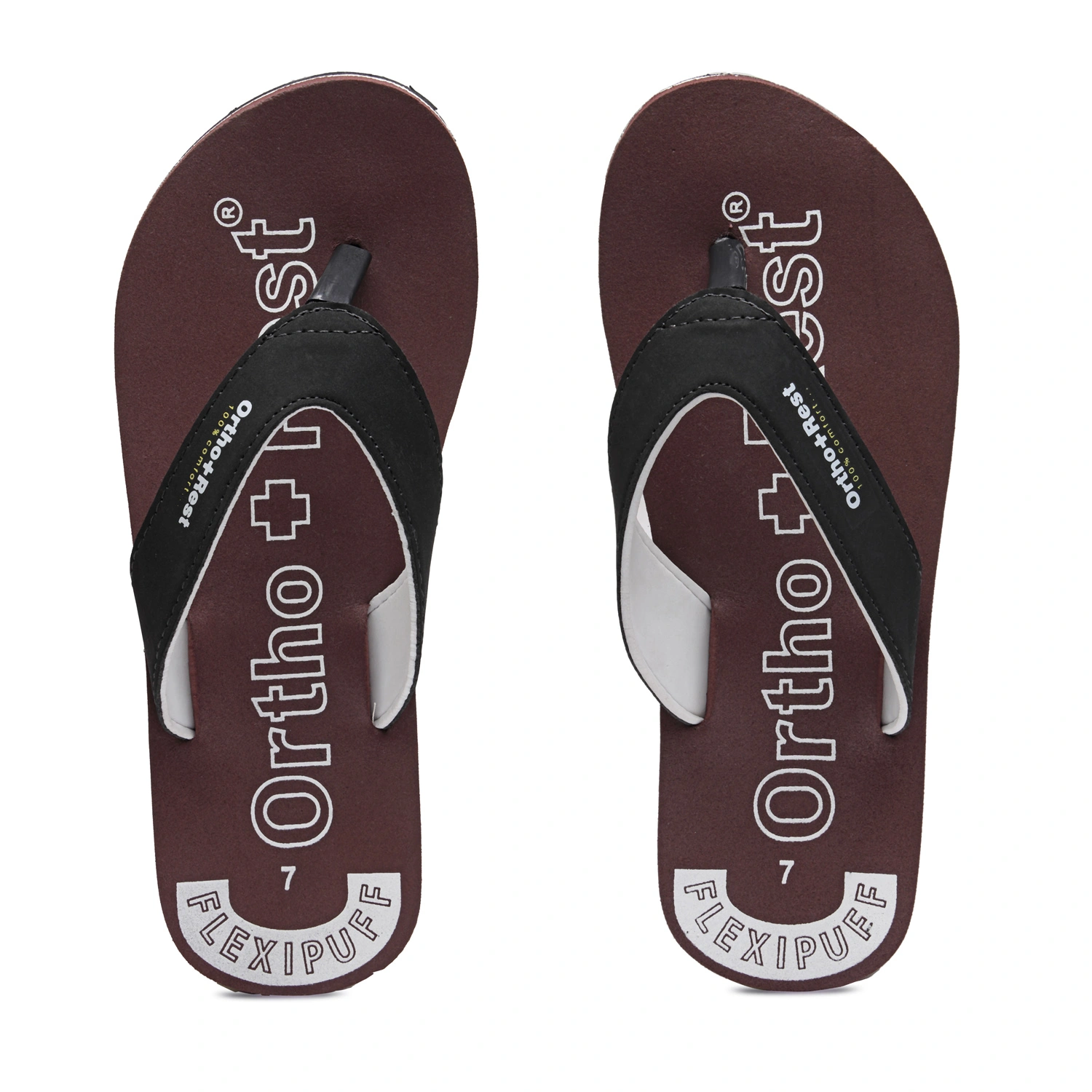 Ortho + Rest Mens Orthopedic Super Soft Slipper - M555-M555_Maroonn