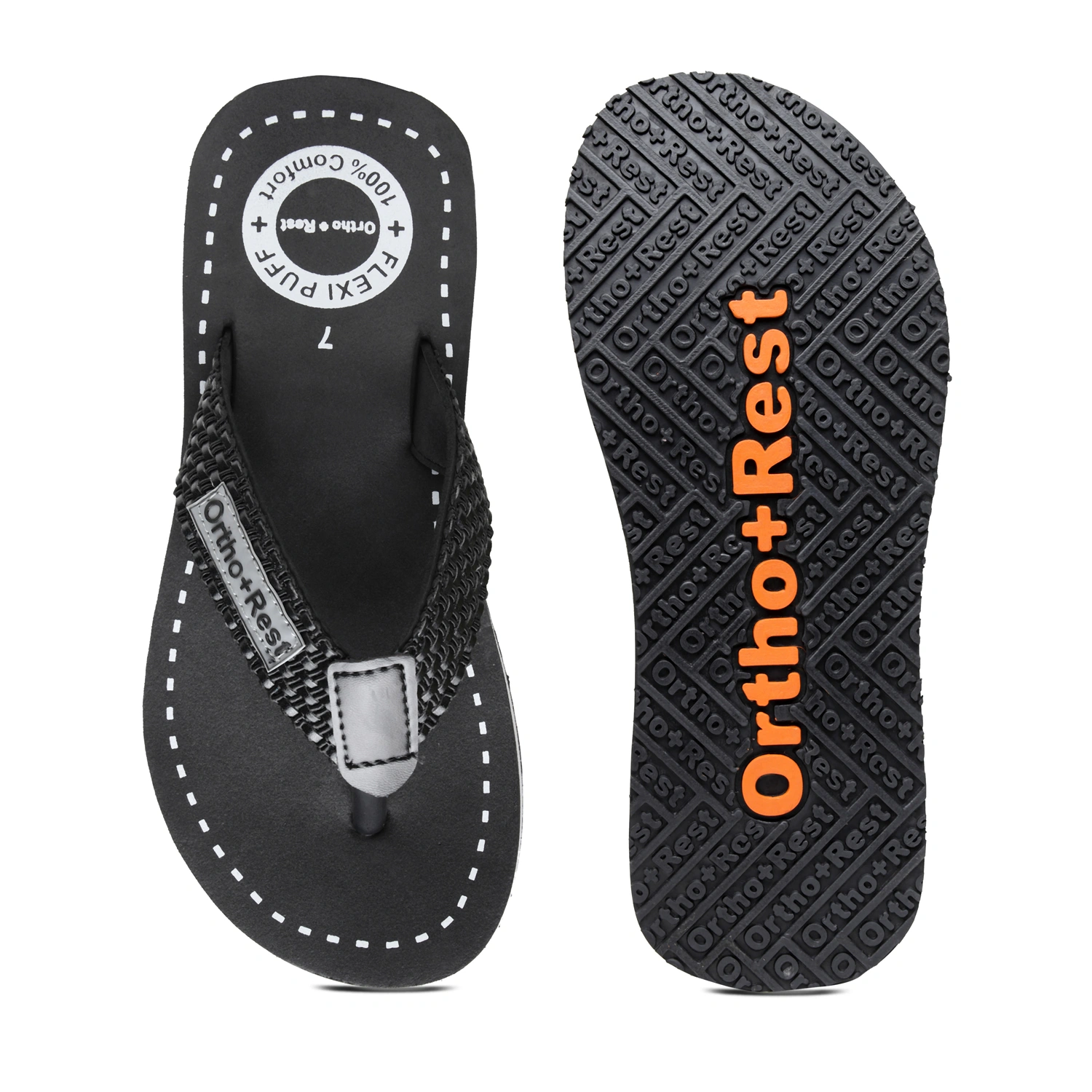 Ortho + Rest Men soft and comfortable lightweight ortho slipper - M10000-4