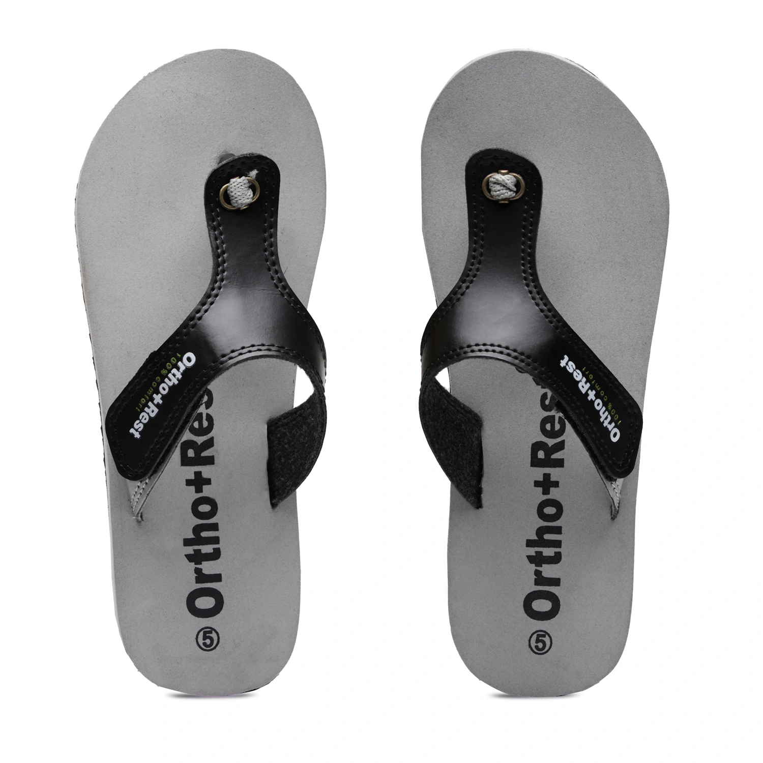 Ortho + Rest Extra Soft Doctor Flip Flop for Women - L700-L700_Grey