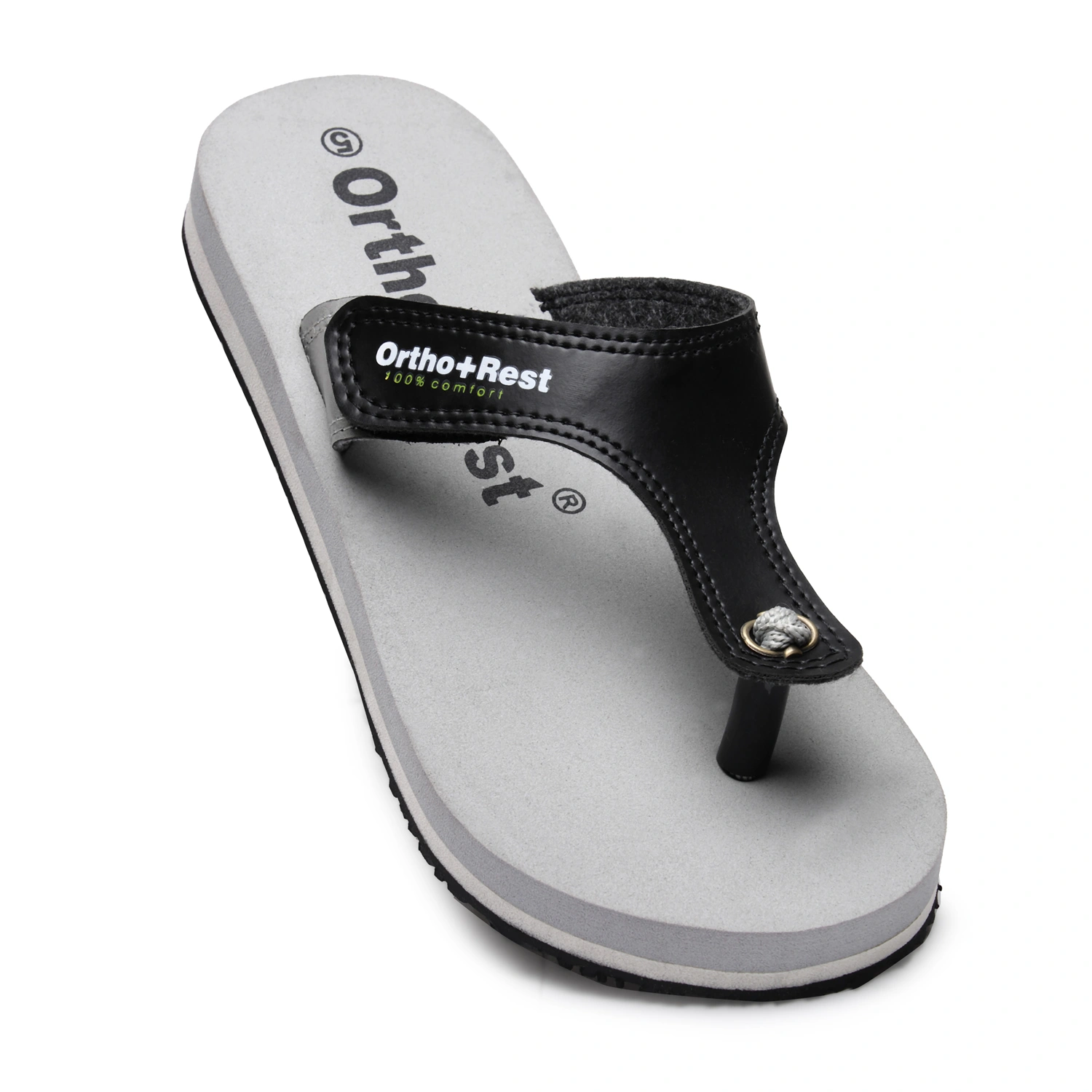 Ortho + Rest Extra Soft Doctor Flip Flop for Women - L700-Grey-3