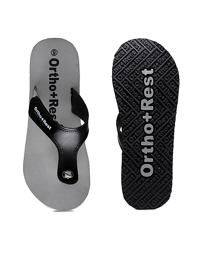 Ortho + Rest Extra Soft Doctor Flip Flop for Women - L700-Grey-4