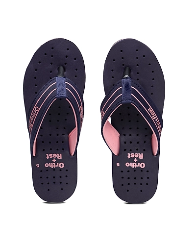 Ortho + Rest Women's Extra Soft Ortho &amp; Doctor Slippers - L331-L331_Blue