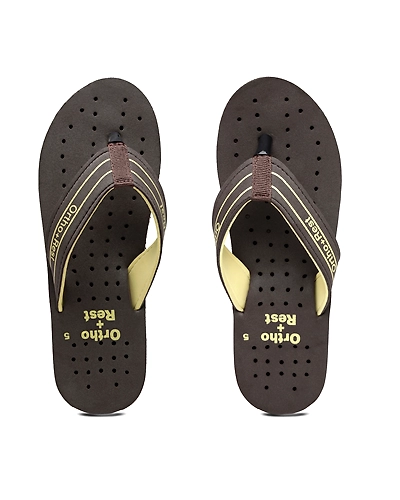 Ortho + Rest Women's Extra Soft Ortho &amp; Doctor Slippers - L331-L331_Brownn