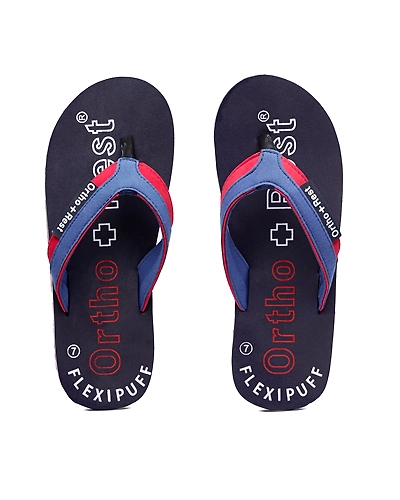 Ortho + Rest Men soft and comfortable lightweight ortho slipper - M4000-Black-5