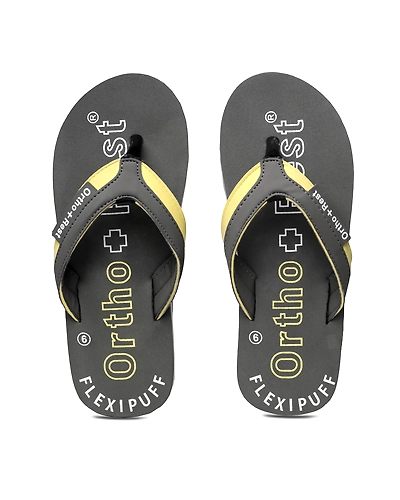 Ortho + Rest Men soft and comfortable lightweight ortho slipper - M4000-M4000_Greyy
