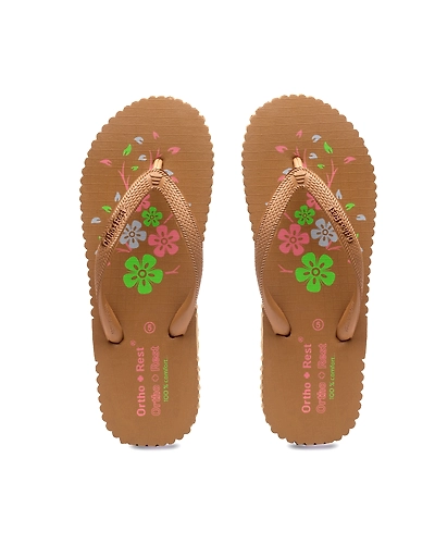 Ortho + Rest Women's Hawai Ortho Slippers - R115-R115_Tann