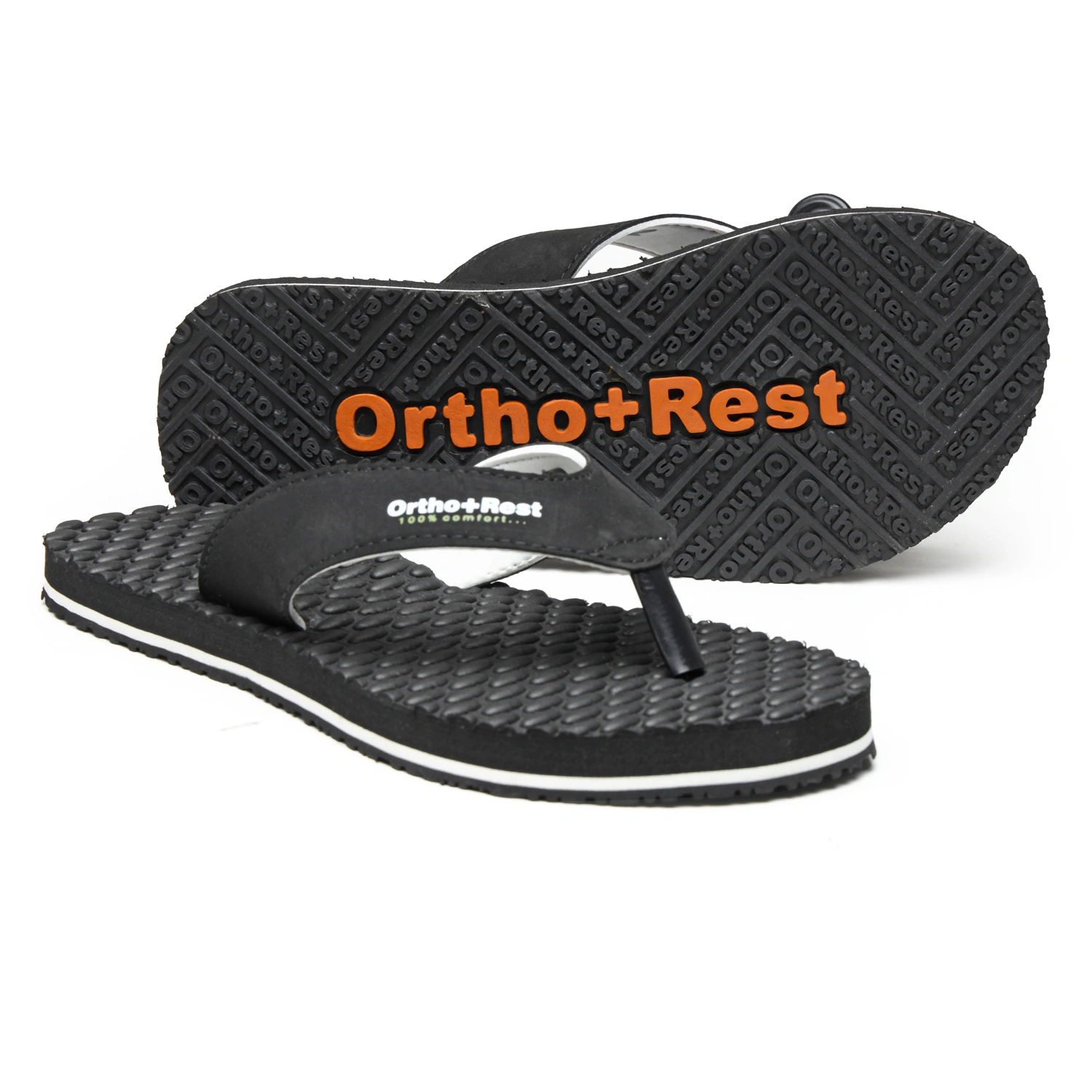 Ortho + Rest Men's Comfortable Extra Soft Ortho Doctor Slippers - M556-1