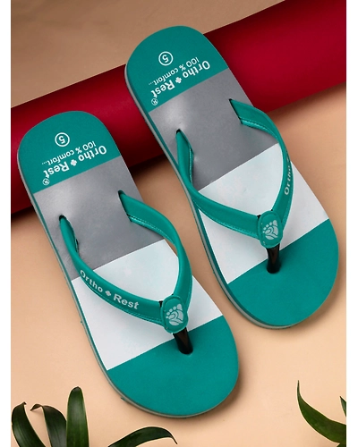 Ortho + Rest Women's &amp; Girl's Extra Soft Doctor Ortho Slippers - L301-L301_Blue