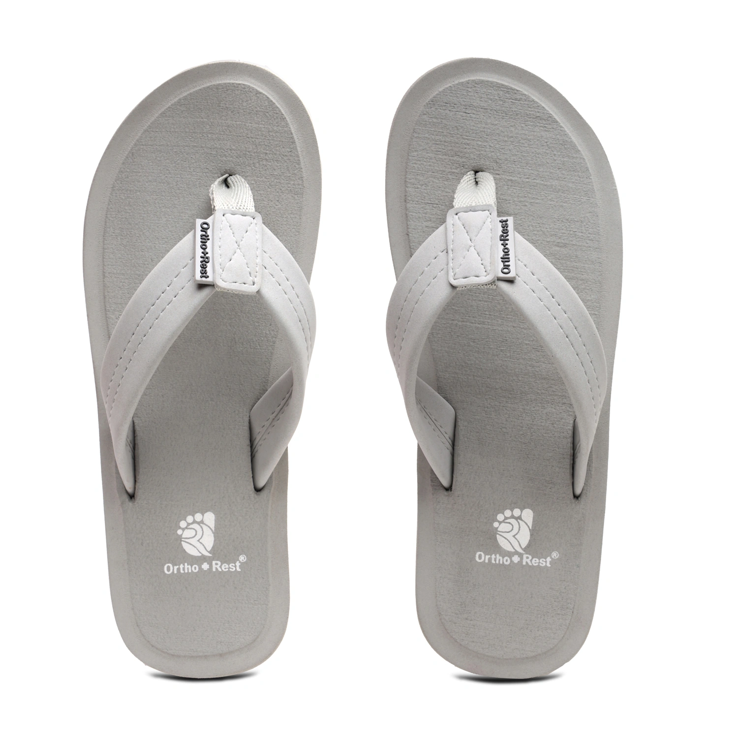 Ortho + Rest Soft comfortable and stylish flip flop slippers for Women - L557-L557_Grey