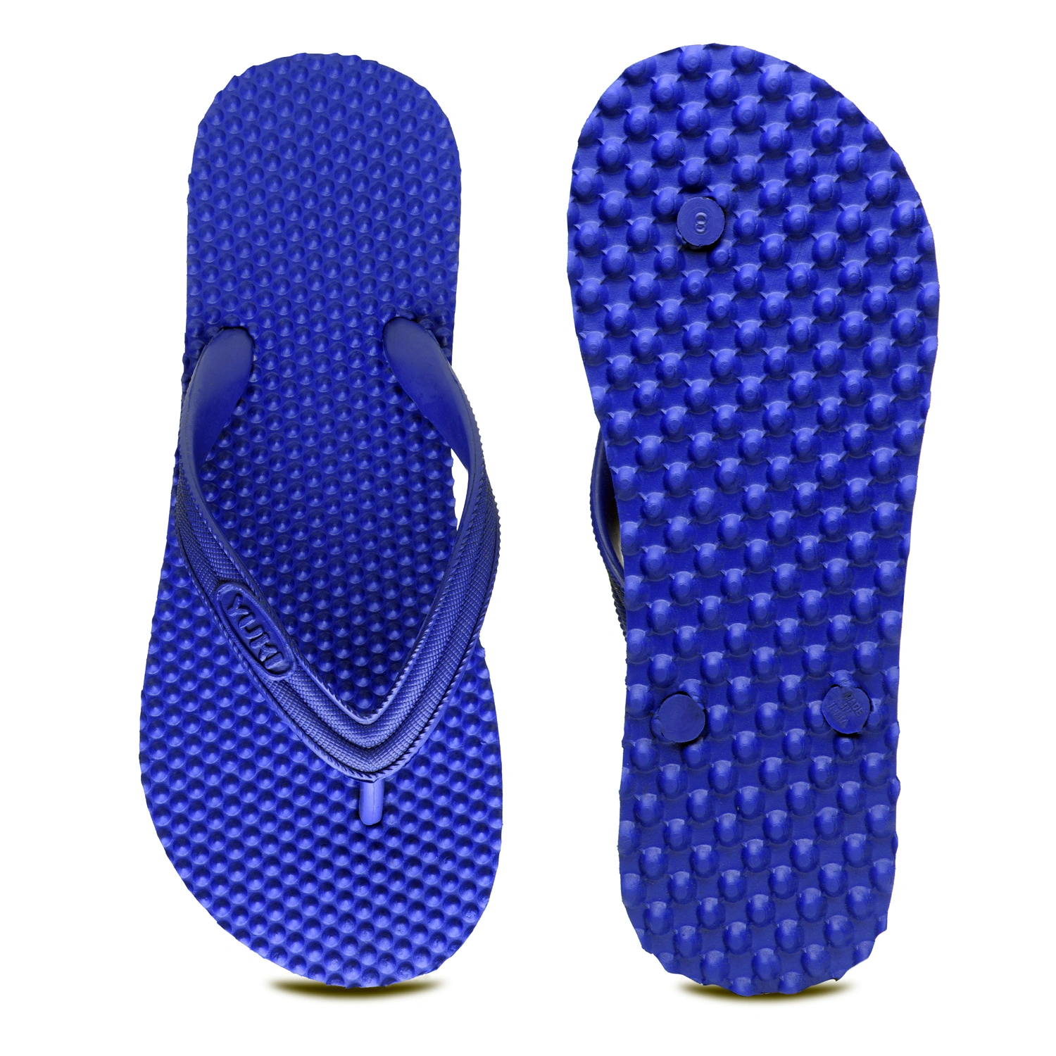 YUKI Men and Women Slipper Accupressure Flip Flops Hawai Chappal - Yuki_Health-Blue-2