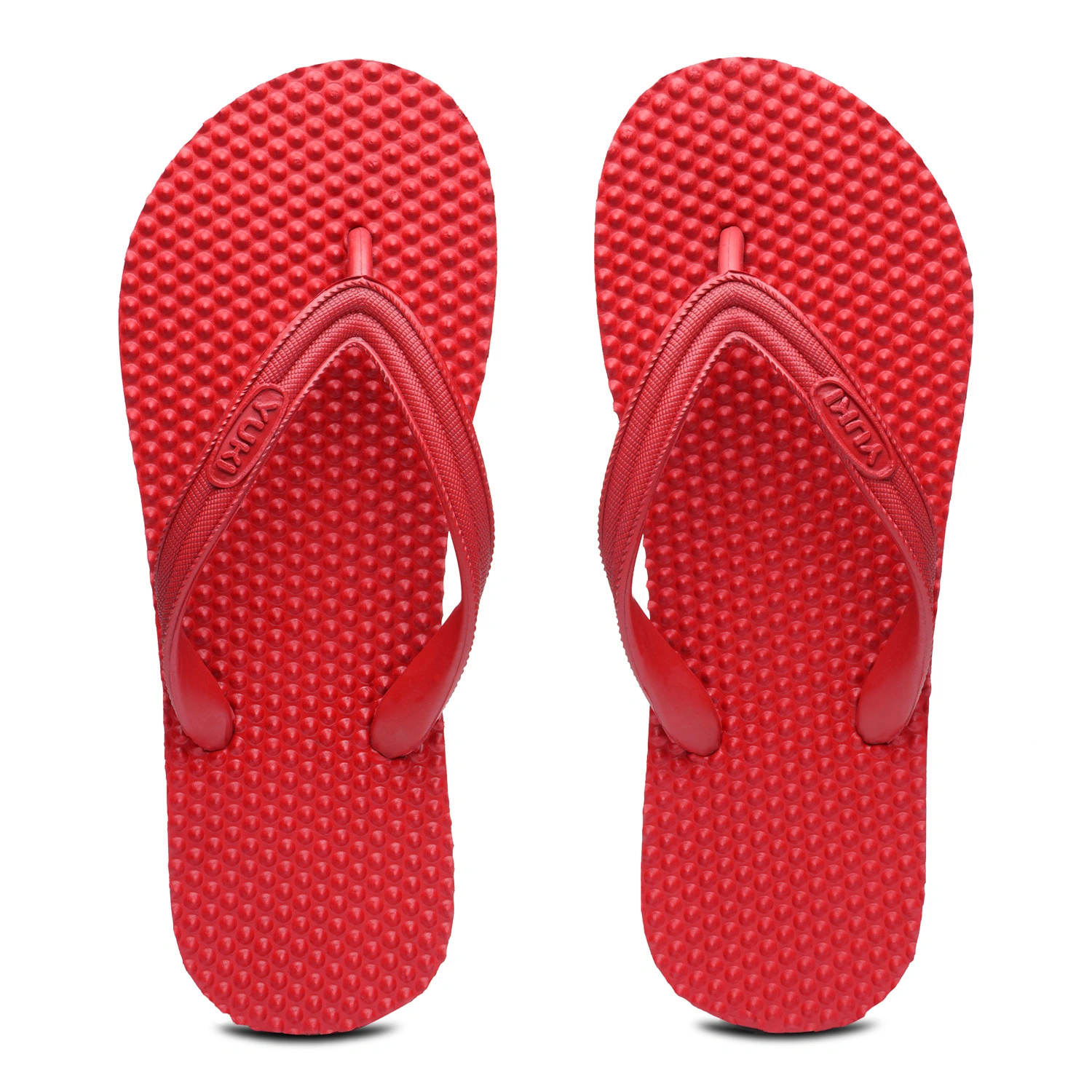 YUKI Men and Women Slipper Accupressure Flip Flops Hawai Chappal - Yuki Health-Yuki_Health_Red