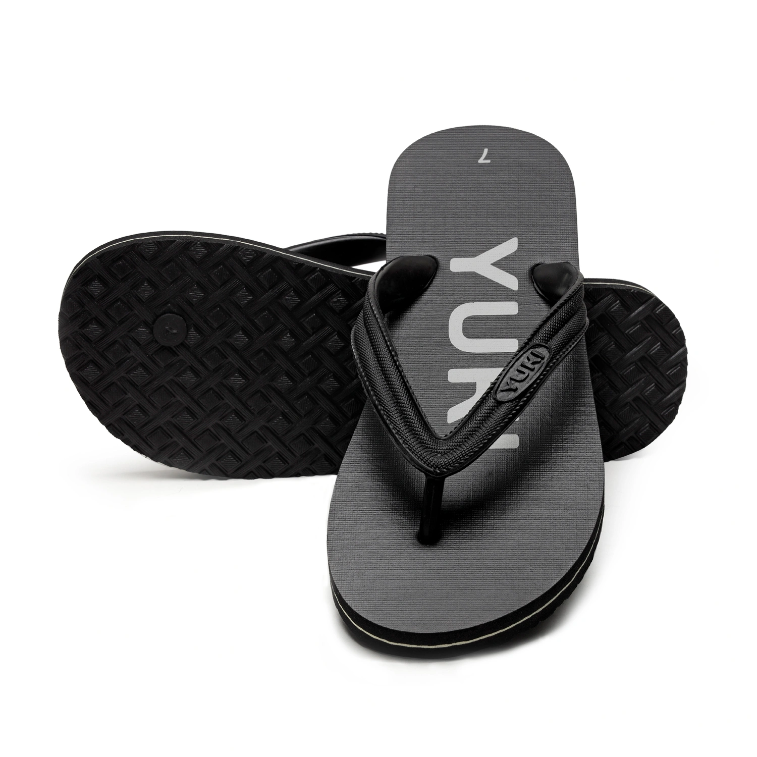 YUKI Unisex Slippers | Comfortable &amp; Ultra-Light, Waterproof Non-Slip Thong - Yuki_H01-Black-1