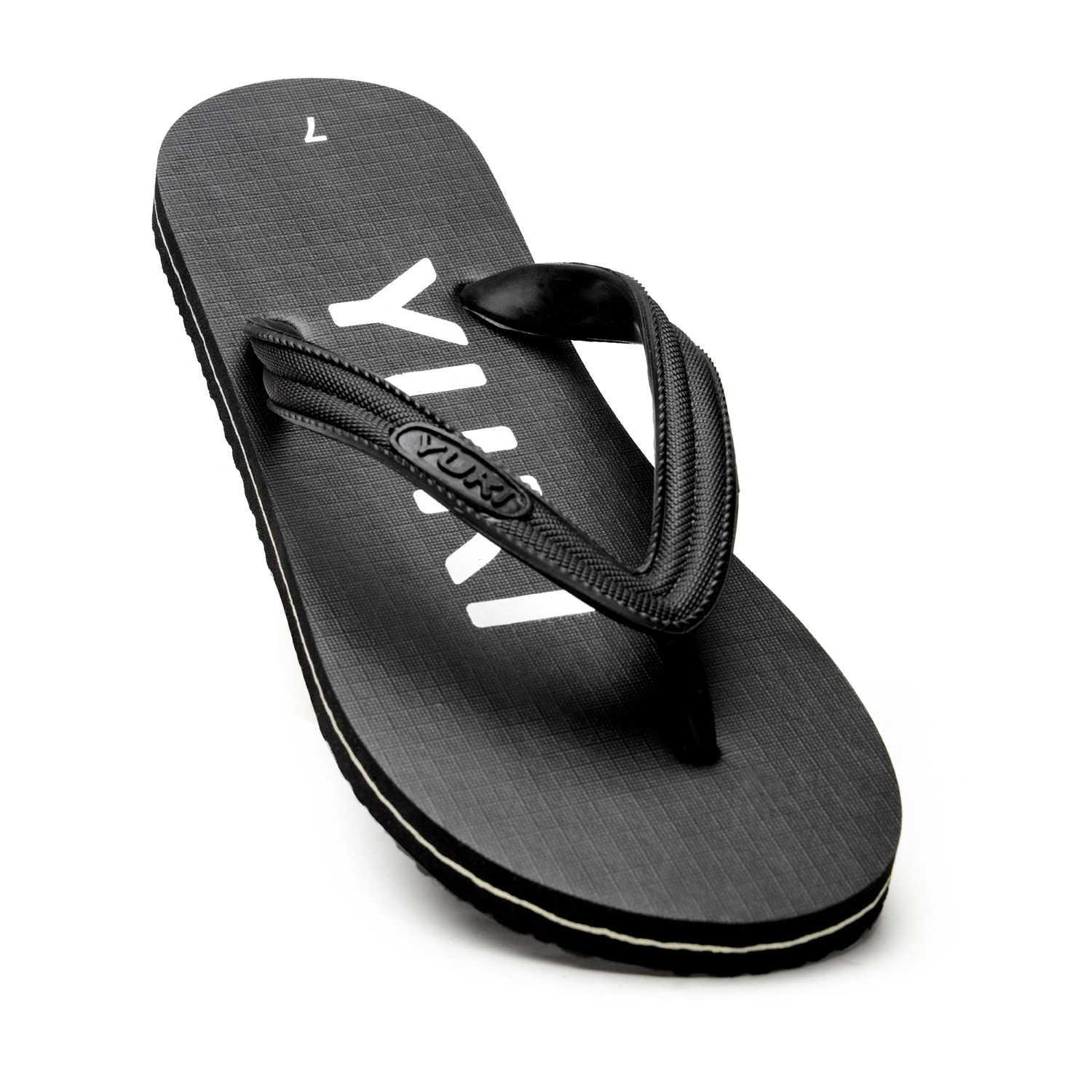 YUKI Unisex Slippers | Comfortable &amp; Ultra-Light, Waterproof Non-Slip Thong - Yuki_H01-Black-3