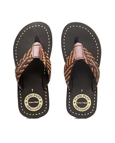 Ortho + Rest Men soft and comfortable lightweight ortho slipper - M10000-M10000_Tann