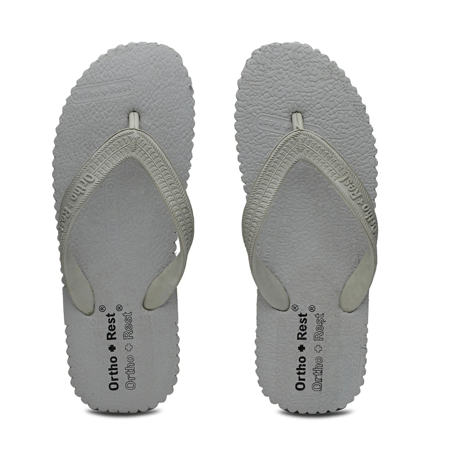 Ortho + Rest Extra Soft Slippers for Men and Women-R111_LightGrey