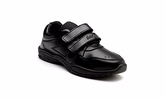 SCHOOL BIRDS Kids Unisex School Uniform Black Gola Shoes