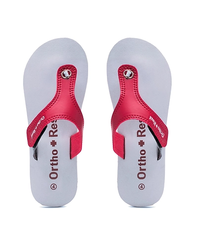 Ortho + Rest Extra Soft Doctor Flip Flop for Women - L700-L700_Maroonn
